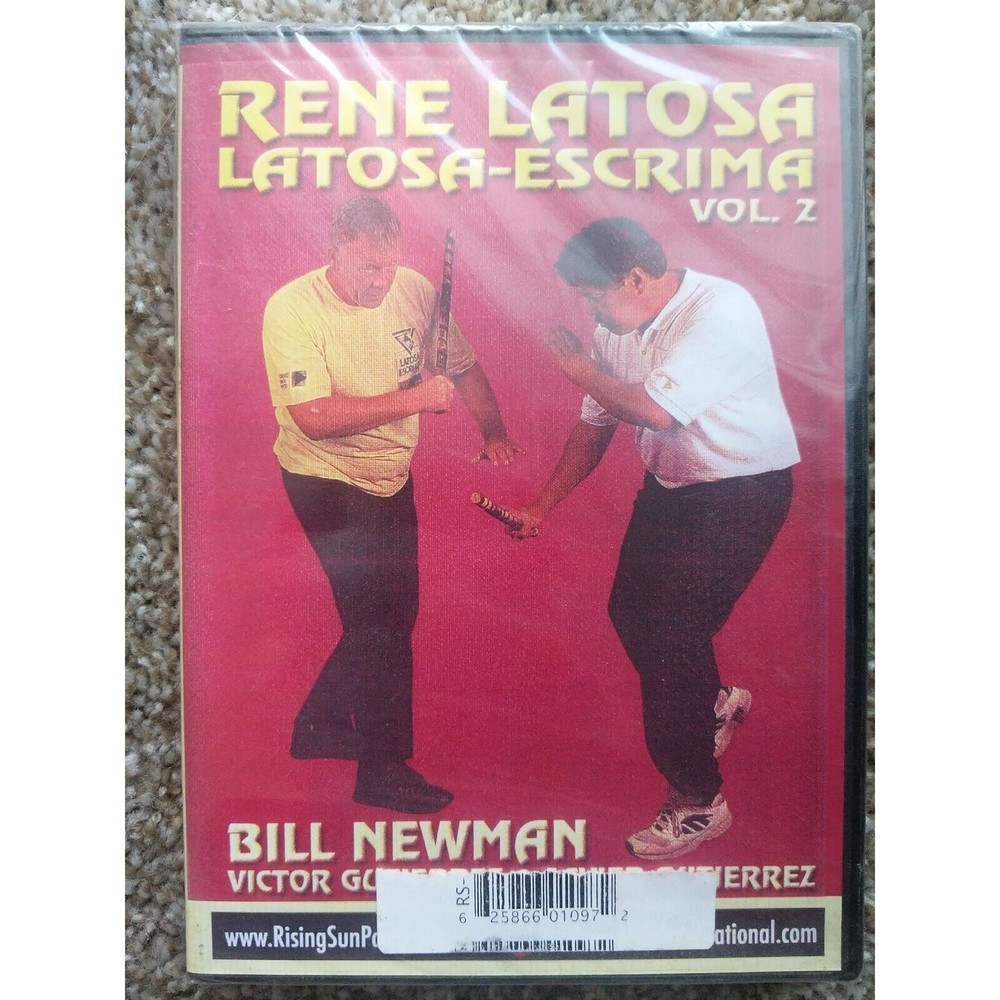 Rene Latosa Escrima Arnis Stick Cane Knife Sword Palm Stick Fight #2 DVD Newman